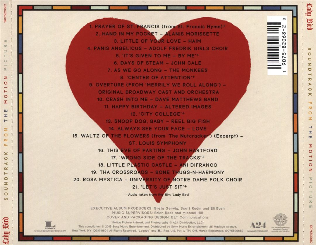 Lady Bird [Soundtrack From the Motion Picture] cover art