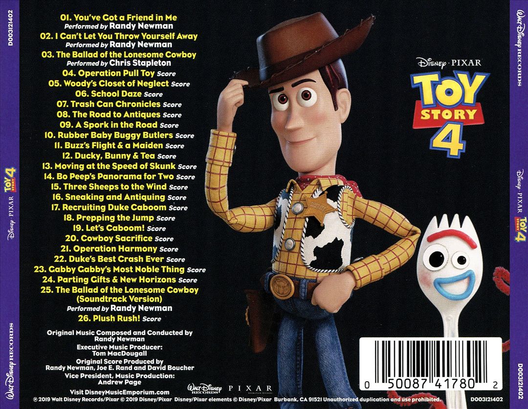 Toy Story 4 [Original Motion Picture Soundtrack] cover art
