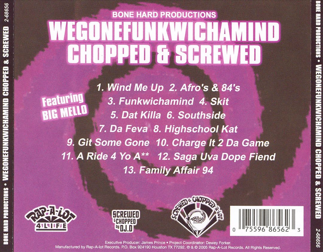 Wegonefunkwichamind [Chopped & Screwed] cover art