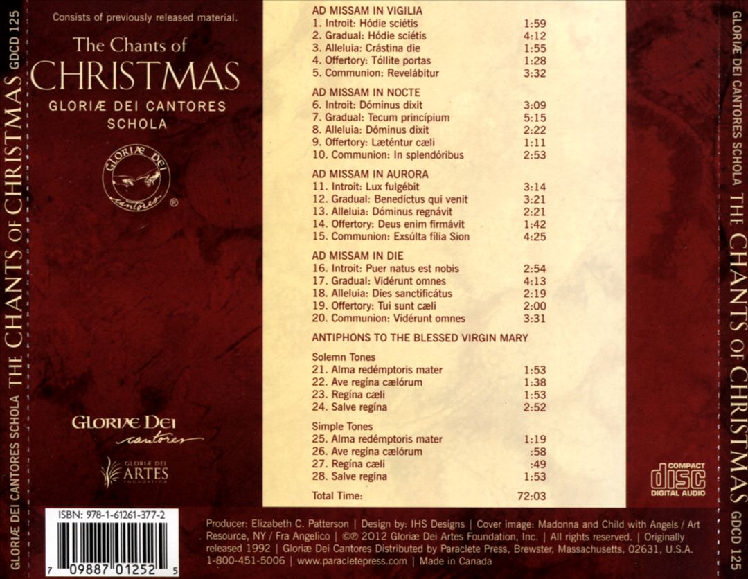 Chants of Christmas cover art