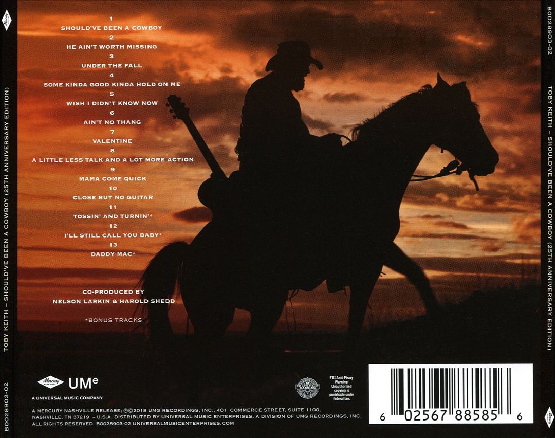 Should've Been a Cowboy [25th Anniversary Edition] cover art