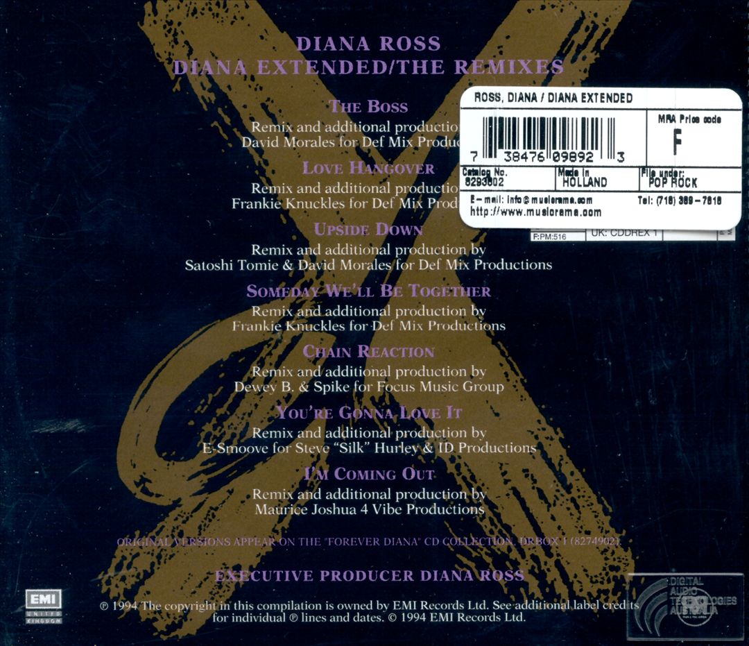 Diana Extended: The Remixes cover art