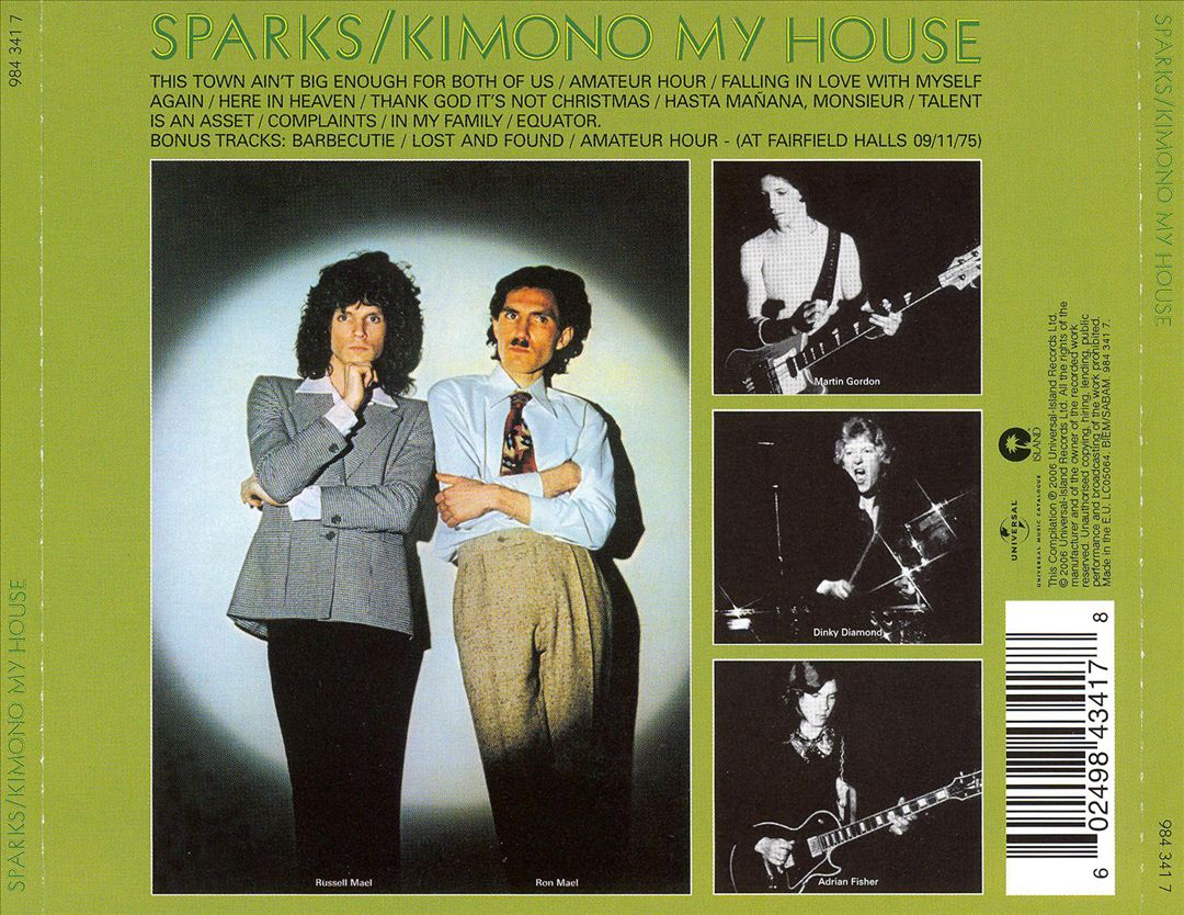 Kimono My House [Bonus Tracks] cover art