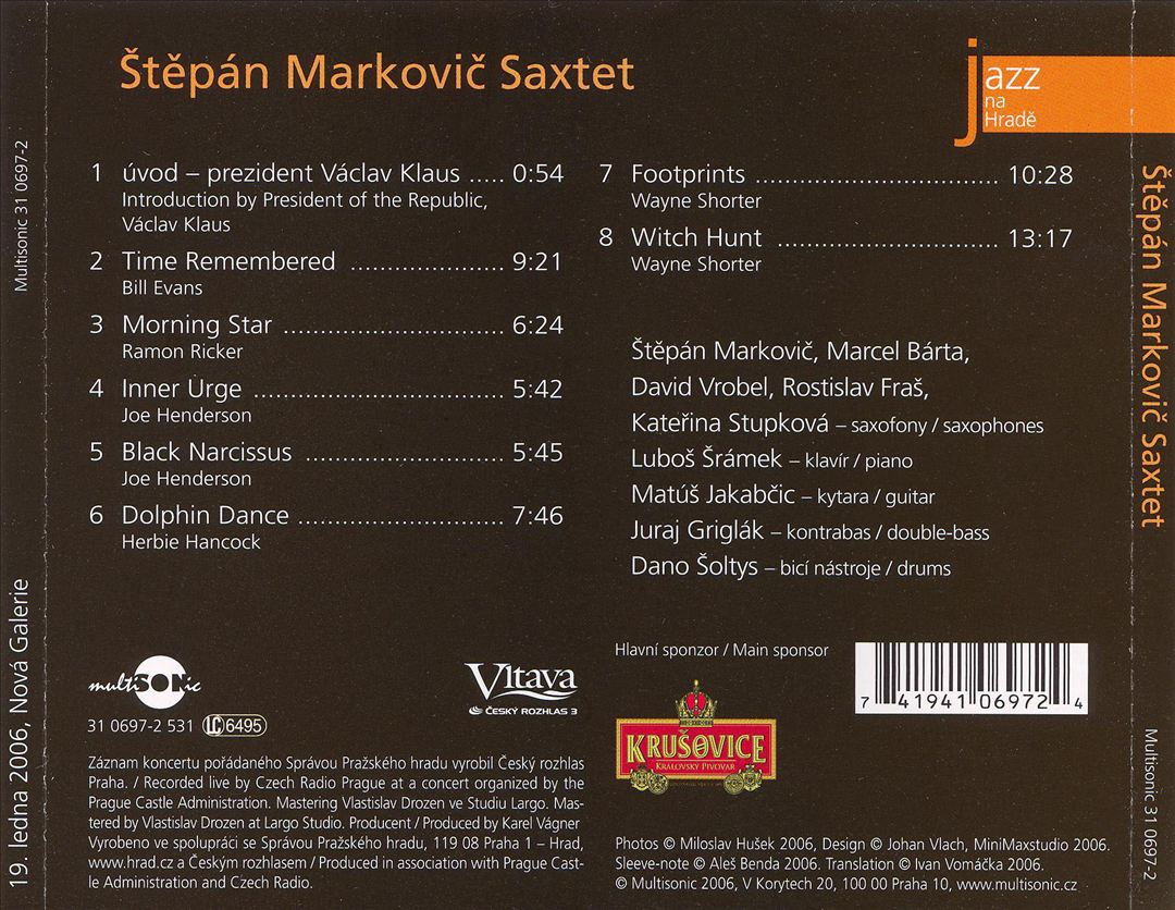 Stepan Markovic Saxtet cover art