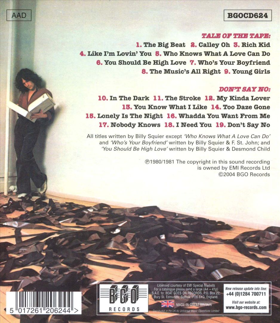 Tale of the Tape/Don't Say No cover art