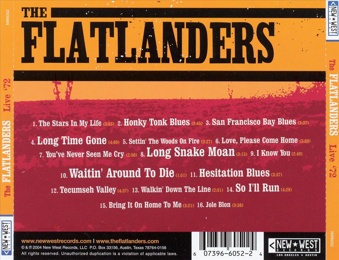 Live at the One Knite, Austin TX, June 8th 1972 cover art