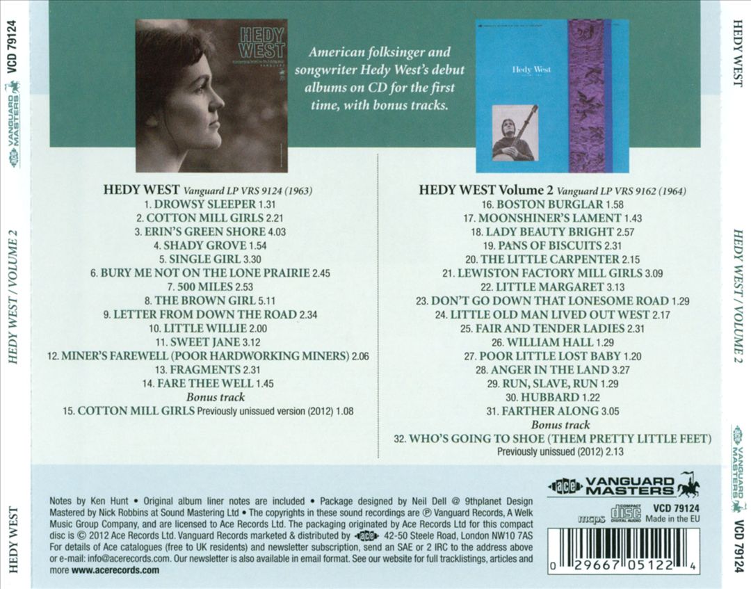 Hedy West/Volume 2                                                          cover art
