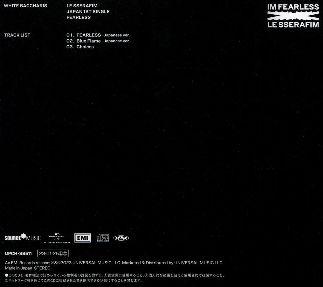 Fearless [Limited Edition A] [CD + Photobook] cover art