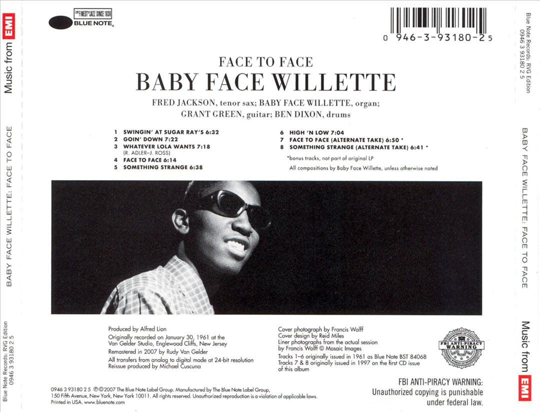 Face to Face cover art