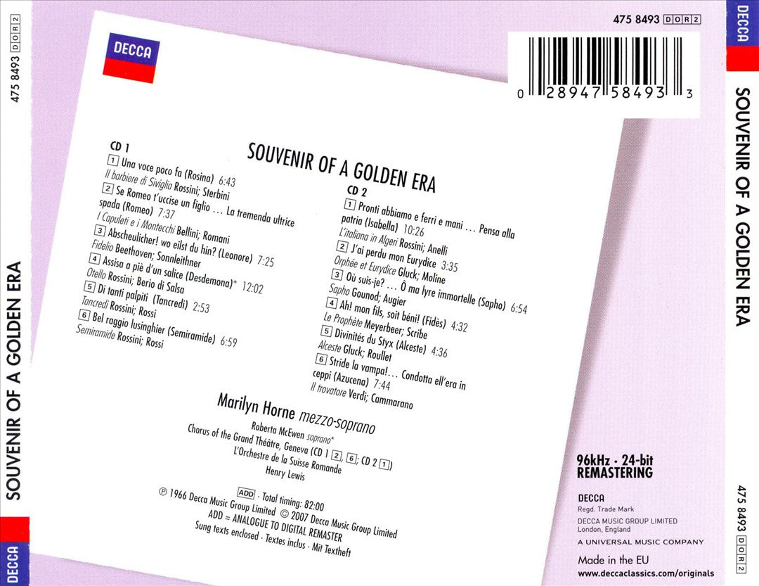 Souvenir of a Golden Era cover art