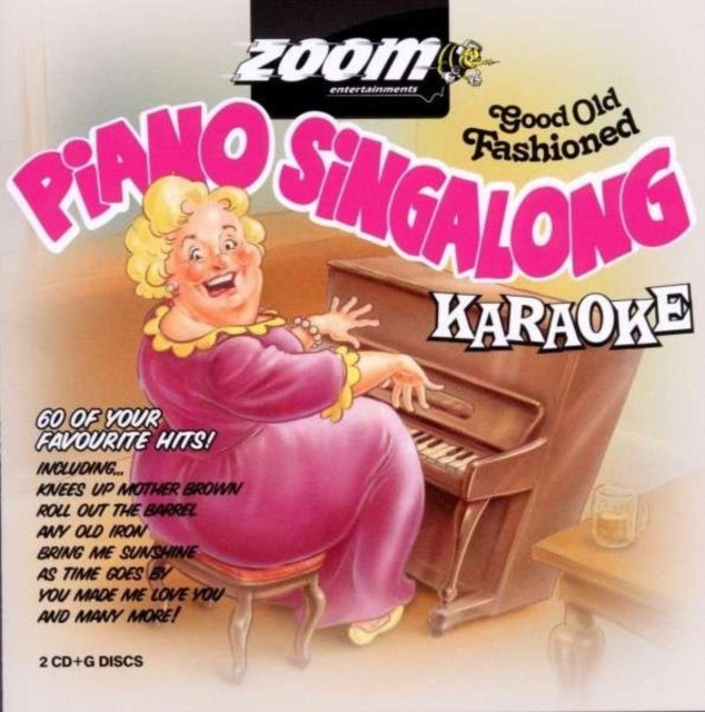 Piano Singalong Karaoke - 60 Songs (CD+G)-ZOOM KARAOKE cover art
