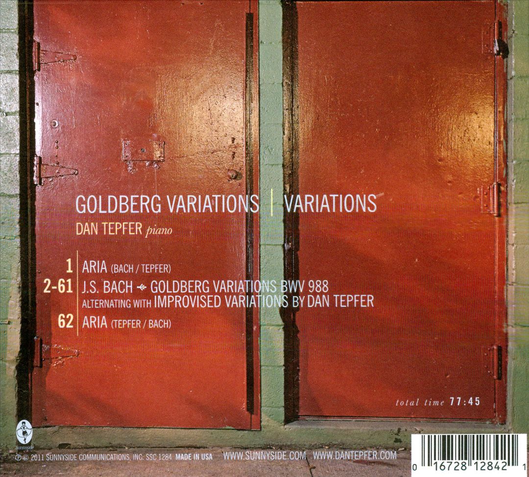 Bach: Goldberg Variations cover art