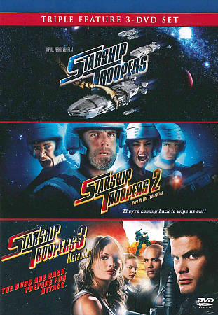Starship Troopers /Starship Troopers 2: Hero Of The Federation /Starship Troopers 3: Marauder cover art