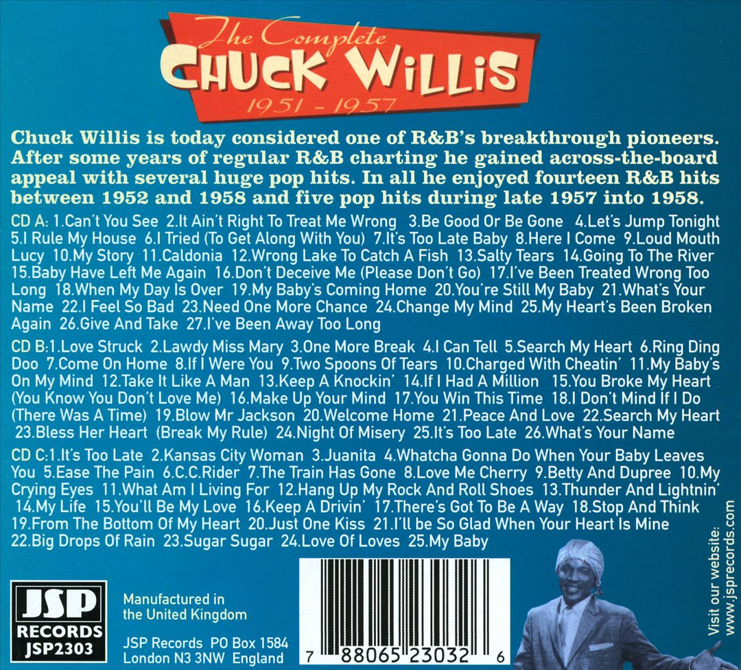 Complete Chuck Willis 1951-1957 cover art