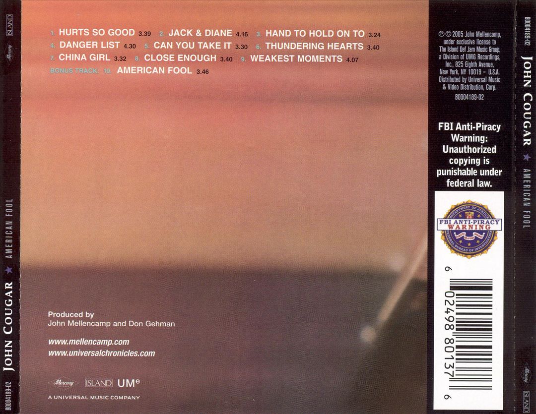 American Fool [Bonus Tracks] cover art