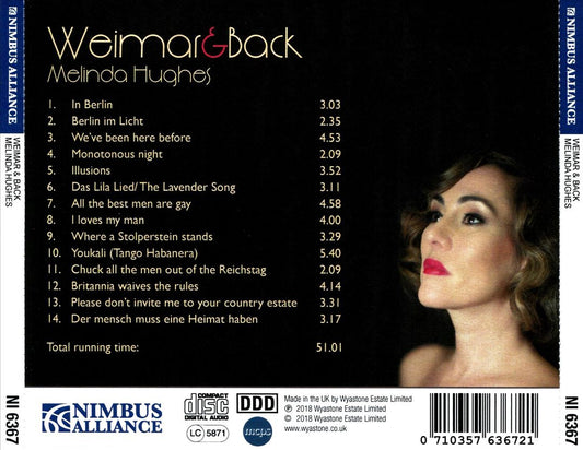 Weimar & Back cover art