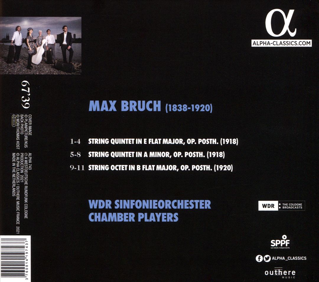 Bruch: String Quintets & Octet cover art