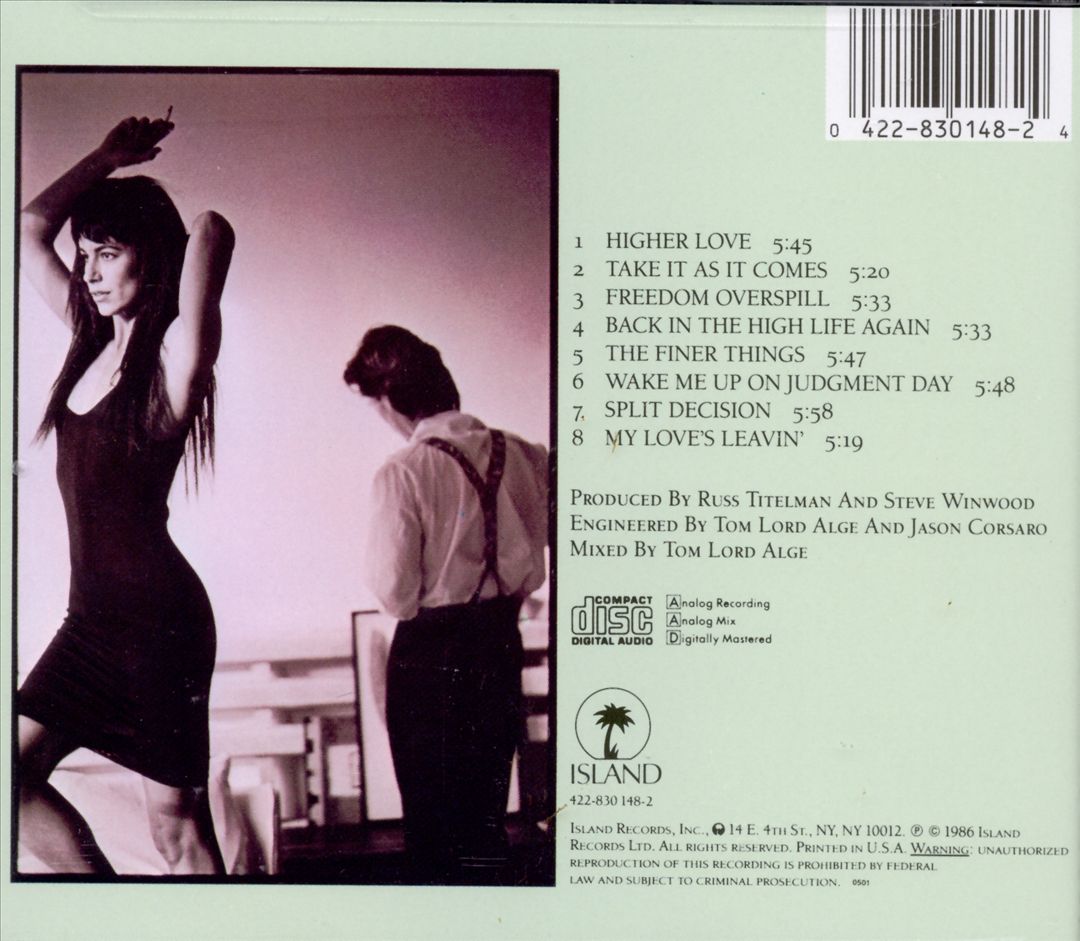 Back in the High Life cover art