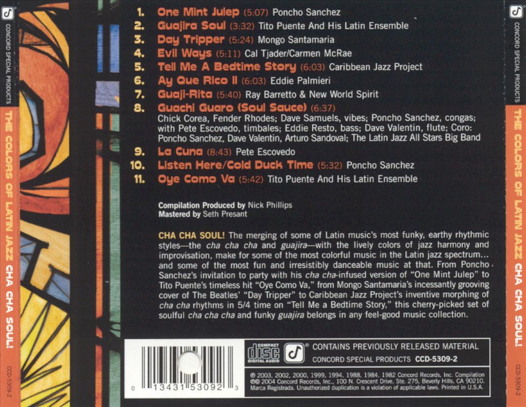 Colors of Latin Jazz: Cha Cha Soul! cover art