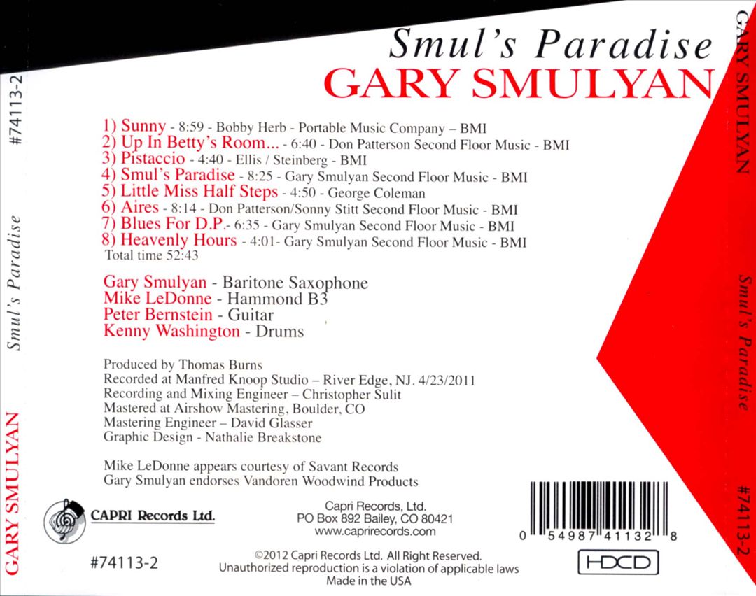 Smul's Paradise cover art
