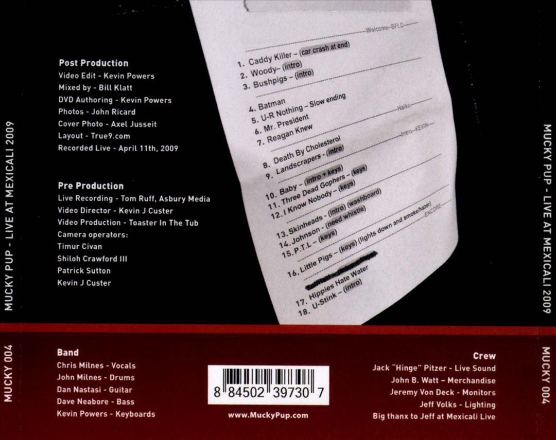 Live At Mexicali 2009 cover art