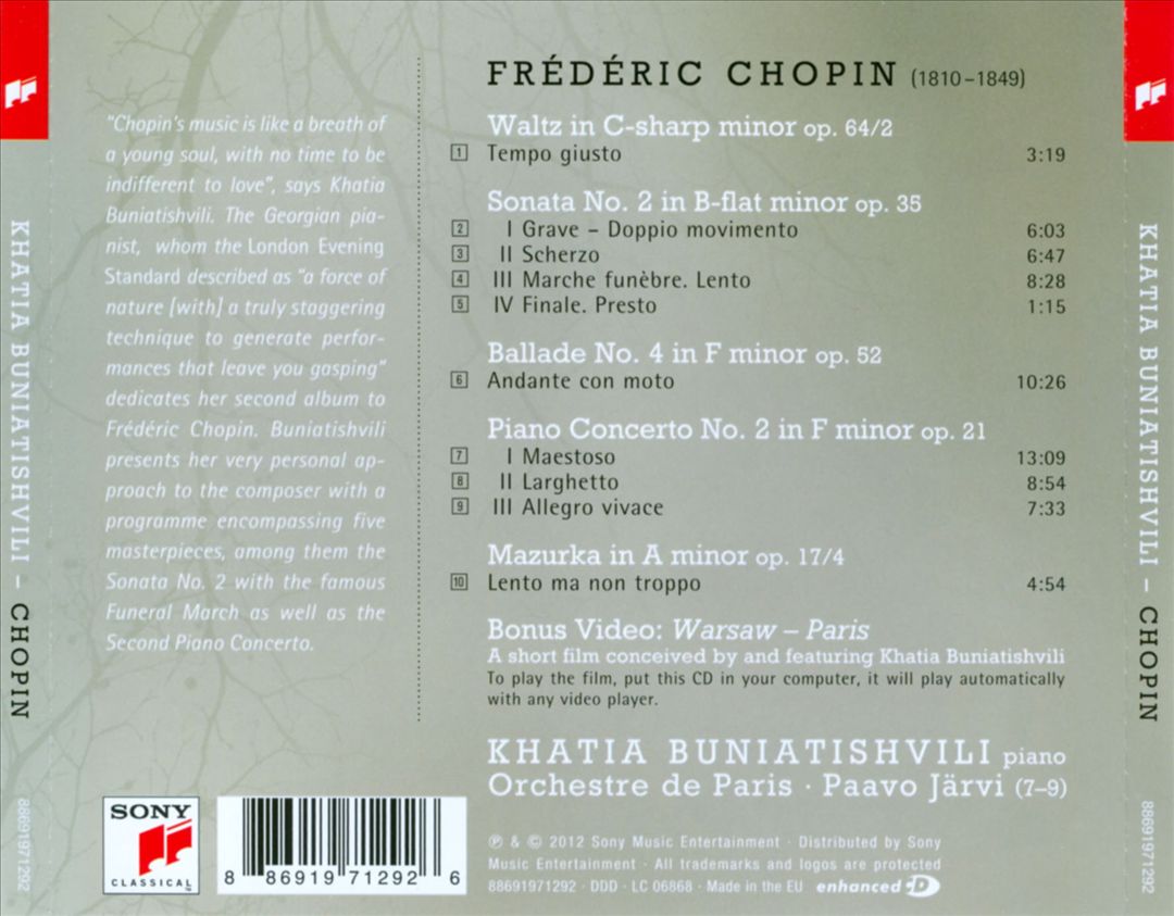 Chopin cover art