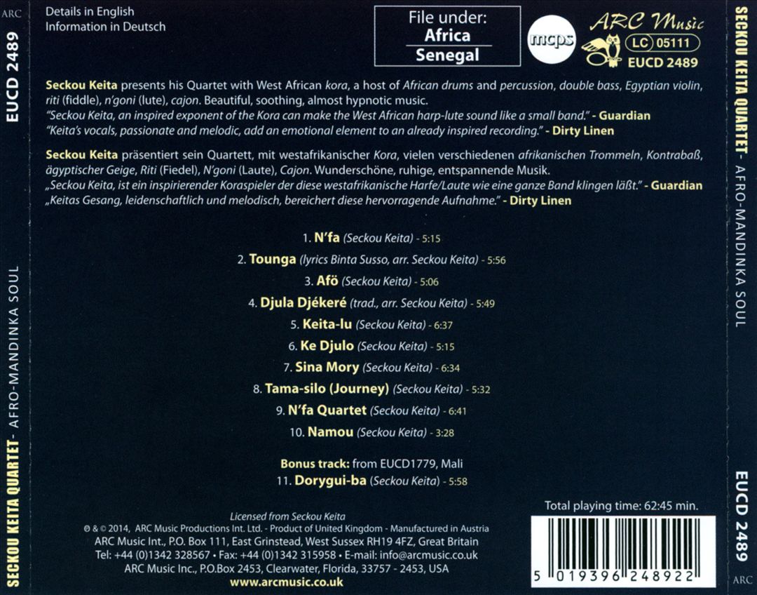 Afro-Mandinka Soul: Tama-Silo cover art