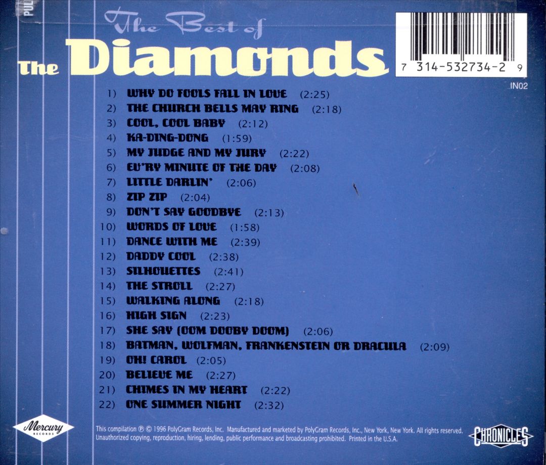 Best of the Diamonds: The Mercury Years cover art