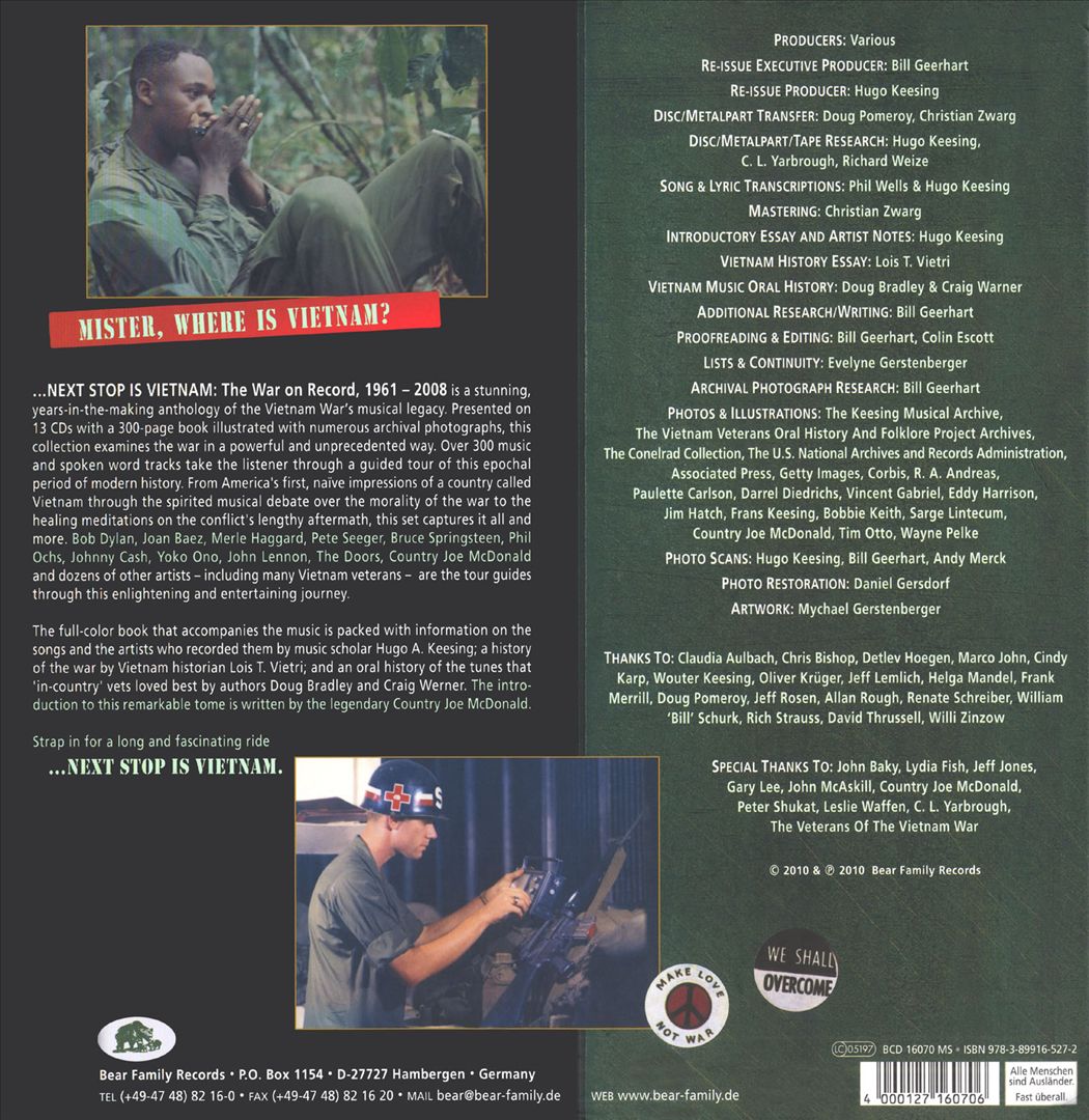 ...Next Stop Is Vietnam: The War on Record 1961-2008 cover art