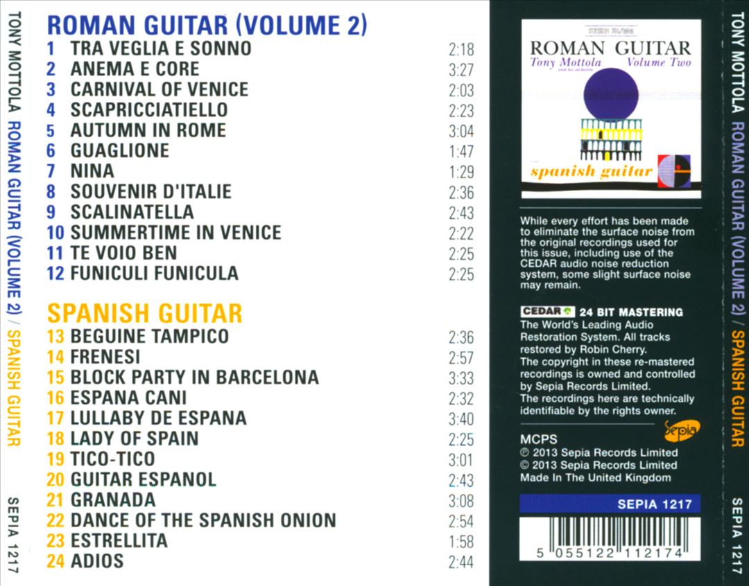 Roman Guitar, Vol. 2/Spanish Guitar cover art