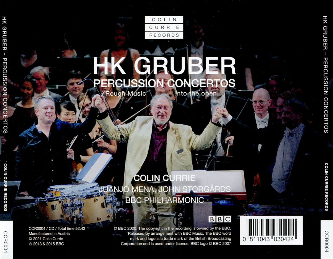 HK Gruber: Percussion Concertos cover art