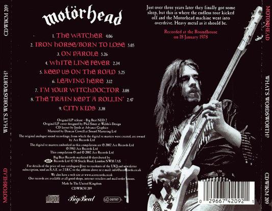 Recorded 1978 cover art