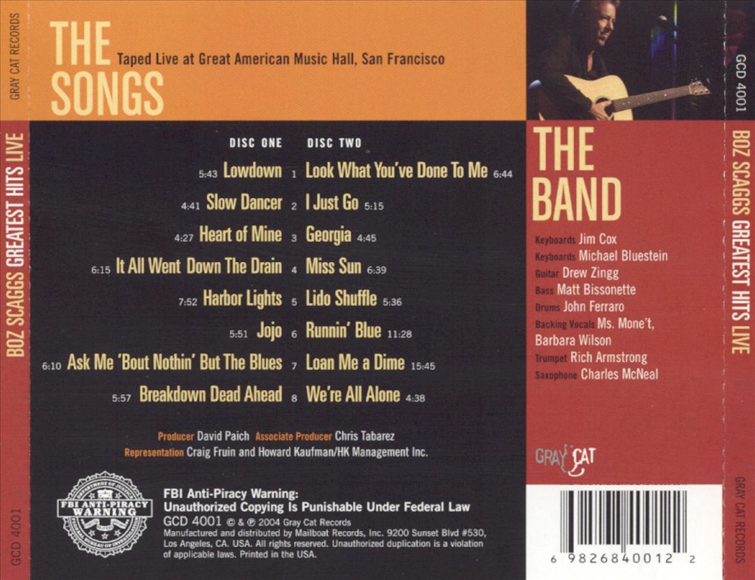 Greatest Hits Live cover art
