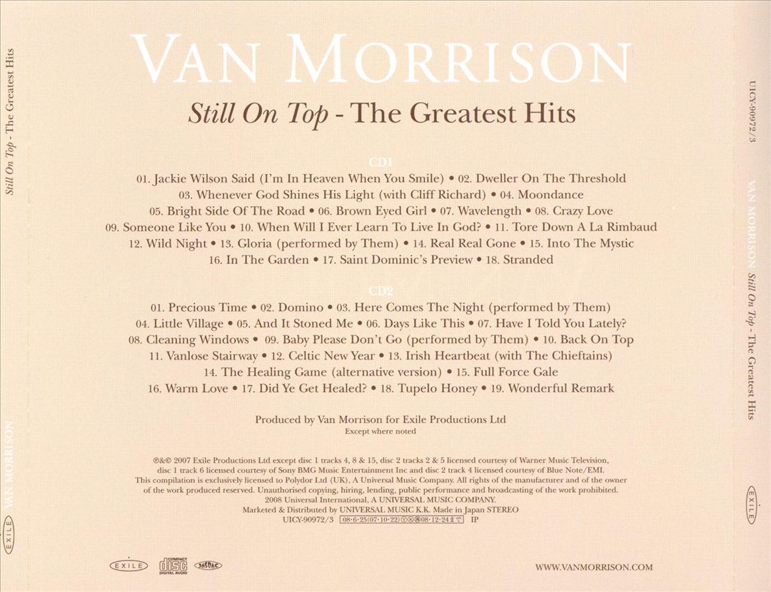 Still on Top: The Greatest Hits [Canada] cover art