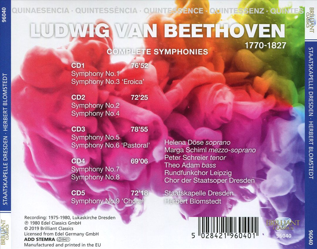 Beethoven: Complete Symphonies cover art