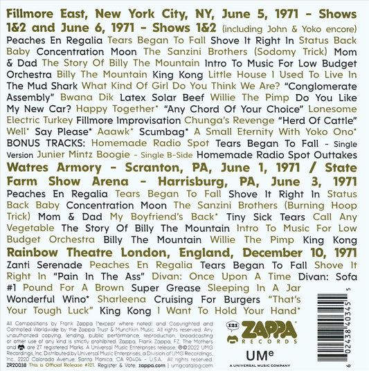 Mothers 1971 cover art