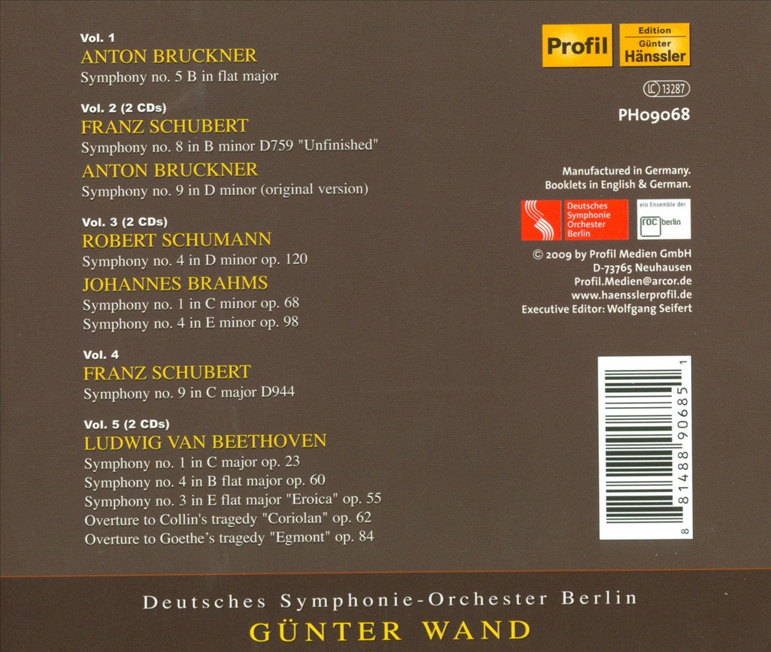Profil: Günter Wand cover art