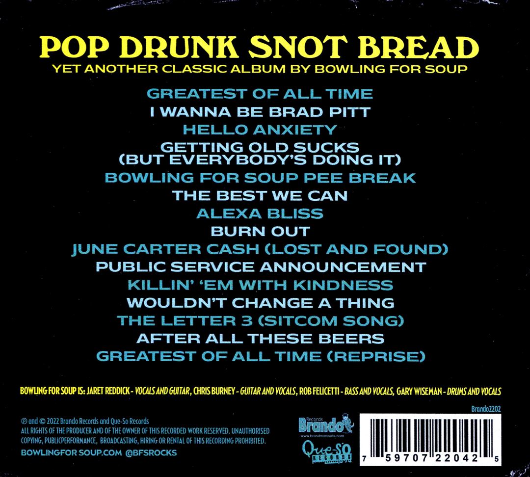 Pop Drunk Snot Bread cover art