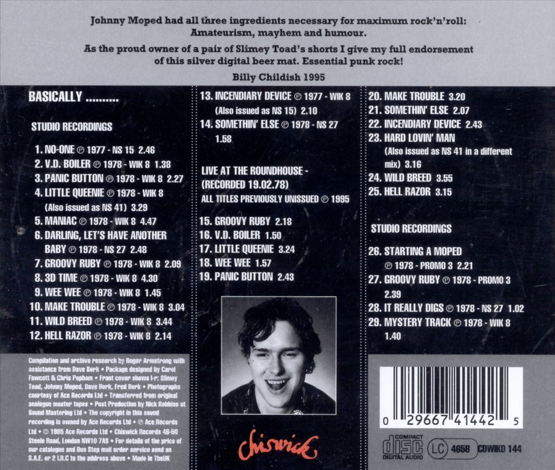 Basically Johnny Moped cover art