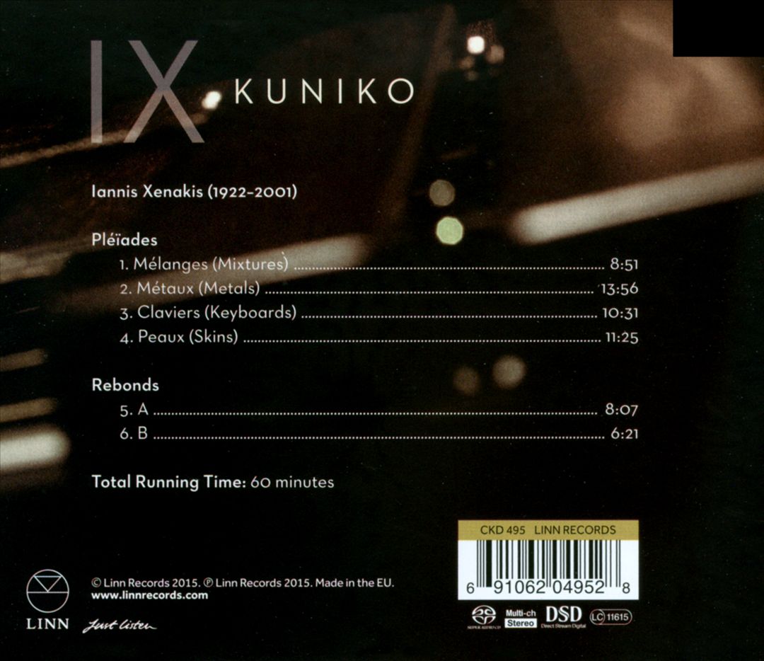 Iannis Xenakis: IX cover art