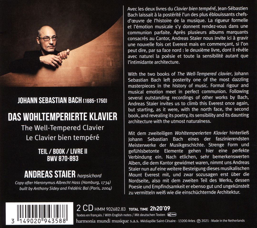 J.S. Bach: Das Wohltemperierte Klavier - Zweiter Teil cover art