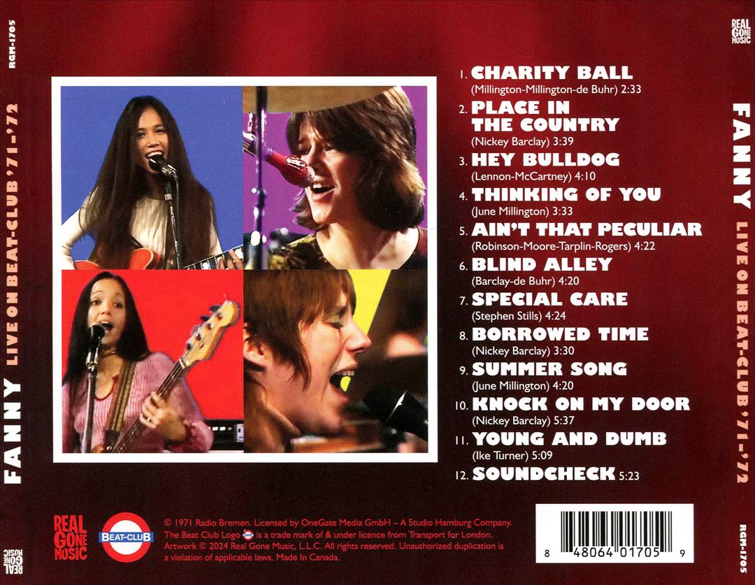 Live on Beat-Club '71-'72 cover art