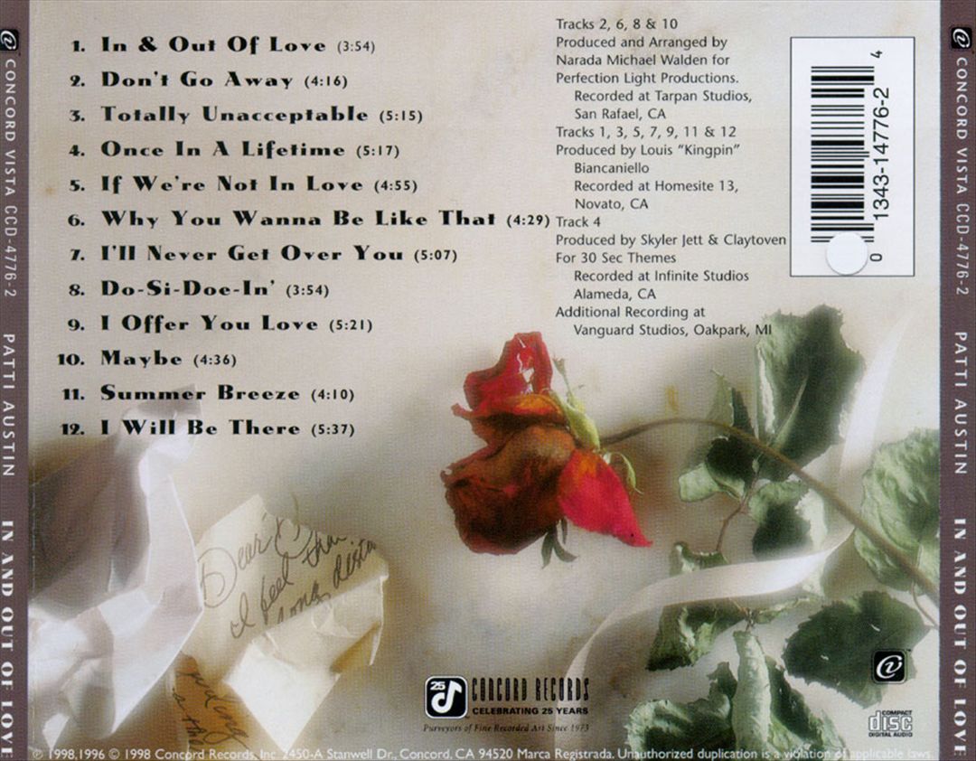 In & Out of Love cover art