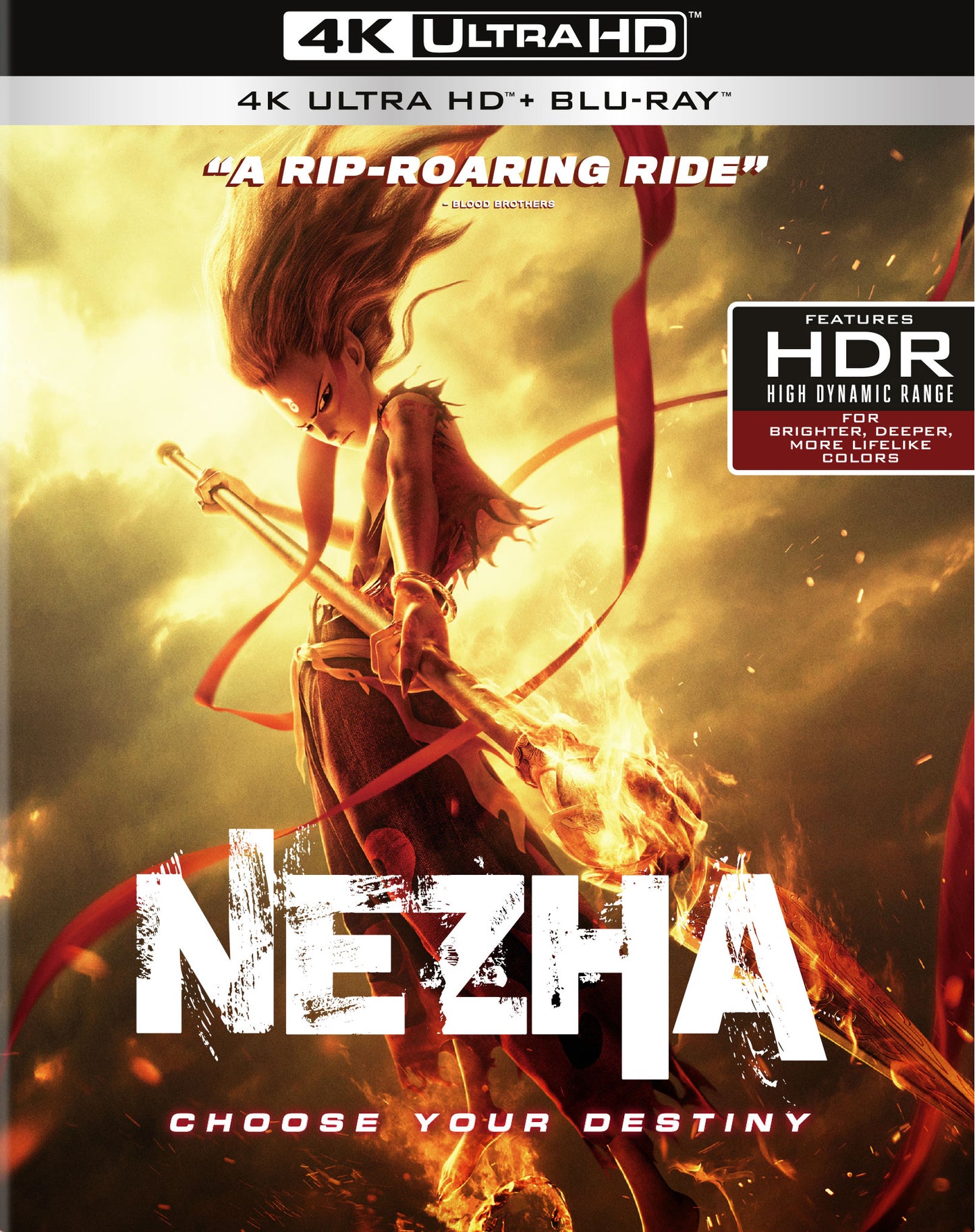 Ne Zha [4K Ultra HD Blu-ray/Blu-ray] [2 Discs] cover art