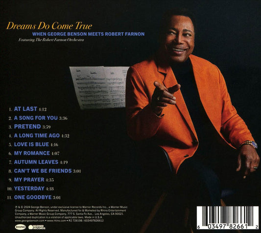 Dreams Do Come True: When George Benson Meets Robert Farnon cover art