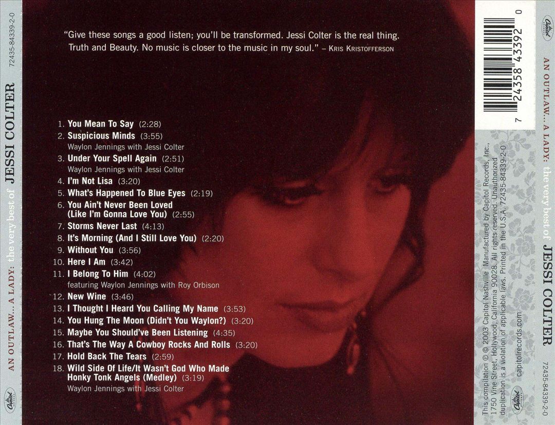 Outlaw...A Lady: The Very Best of Jessi Colter cover art