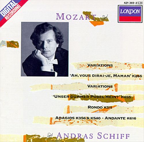 András Schiff Plays Mozart cover art