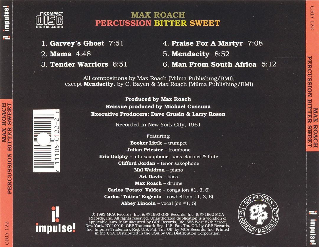 Percussion Bitter Sweet cover art