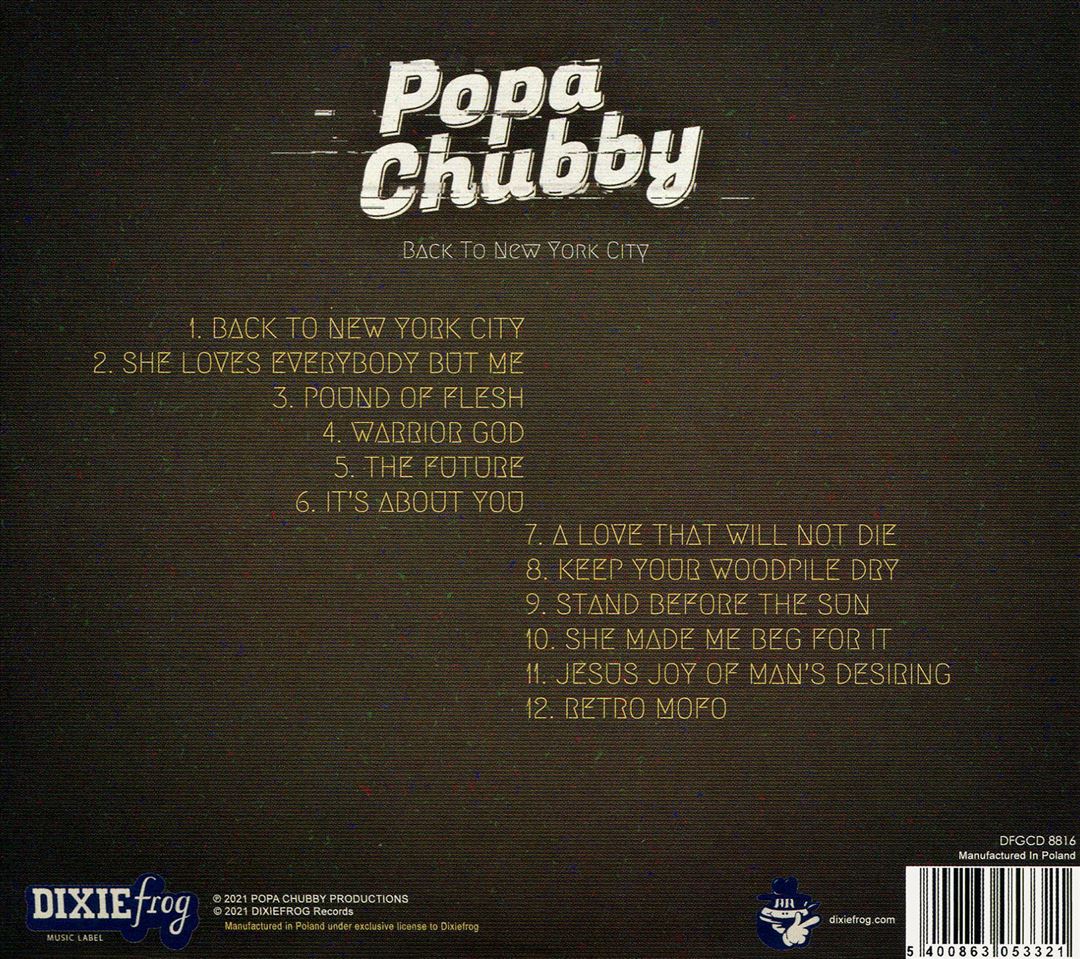 Back to New York City cover art