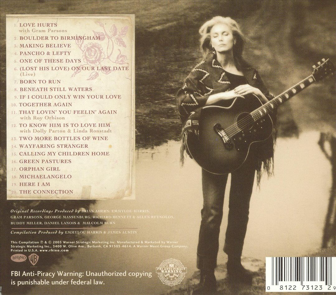 Very Best of Emmylou Harris: Heartaches & Highways cover art